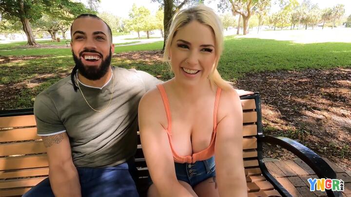 Bang! YNGR - Big Titted Riley Reign Eats Ass, Fucks and Pushes Out A Creampie