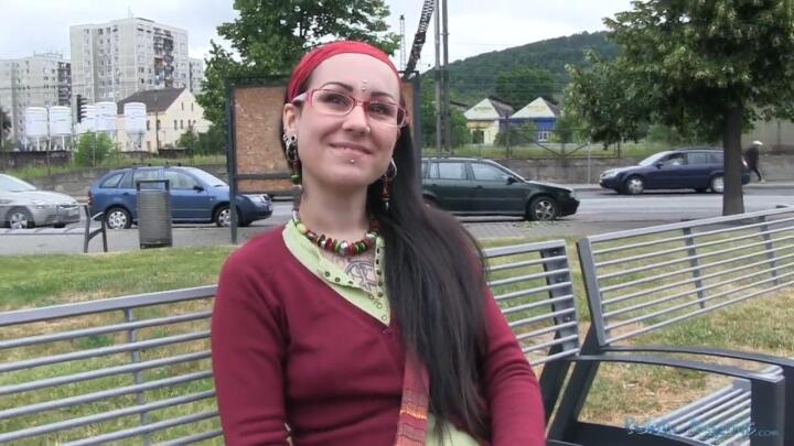 PublicAgent E205 - Lulu - Hippie Chick Takes A Stranger's Thick Dick