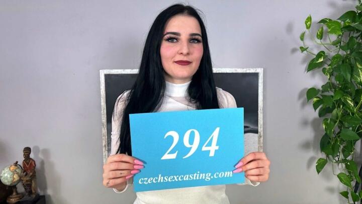 CzechSexCasting 294 - Stepsis Suzie and Pavlos - Absolutely hot photo casting with fine brunette