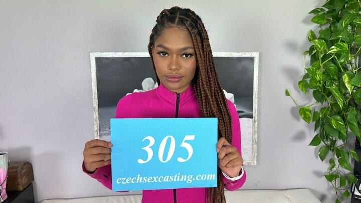 CzechSexCasting 305 - Sara Isabel and Thomas - Hot latina with braids and sexy ass fucks at a Czech casting