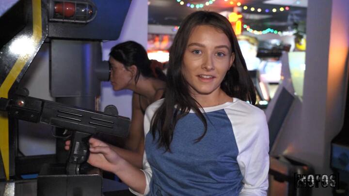 Mofos - Veronica Church and Johnny Love - Table Hockey Hijinks