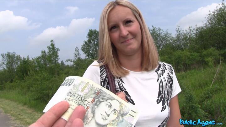 PublicAgent - Nela Angel - Real Boobs Bounce As She Rides Cock