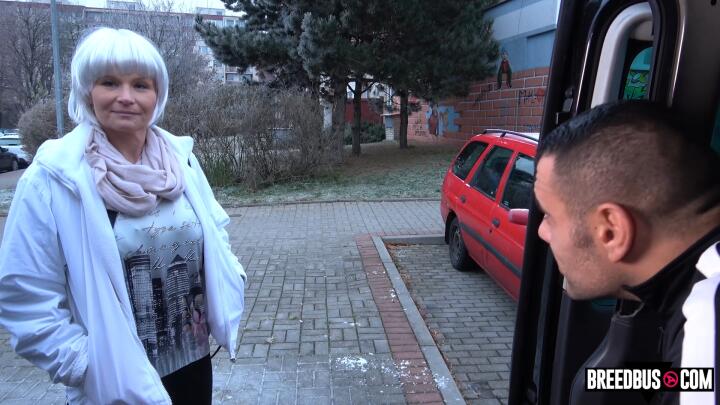BreedBus - Monika M aka Margaux M, Clarisa - Horny Mature Picked Up