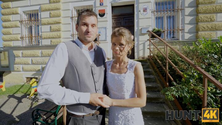 Hunt4K - Sarah Kay and Steve Q - No Wedding Until I Cum!