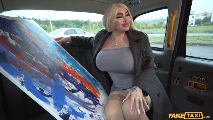 FakeTaxi - Bibi Bugatti - Big Boob Work Of Art