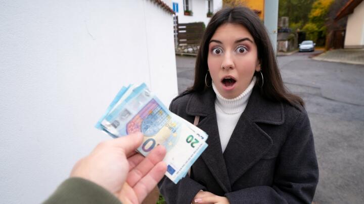 PublicAgent - Katty West and Martin Gun - Petite house cleaner loves to suck