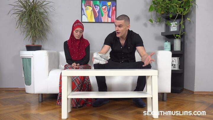 SexWithMuslims E274 - Little Chloe and Max Dior - Babe in hijab is good just for sex