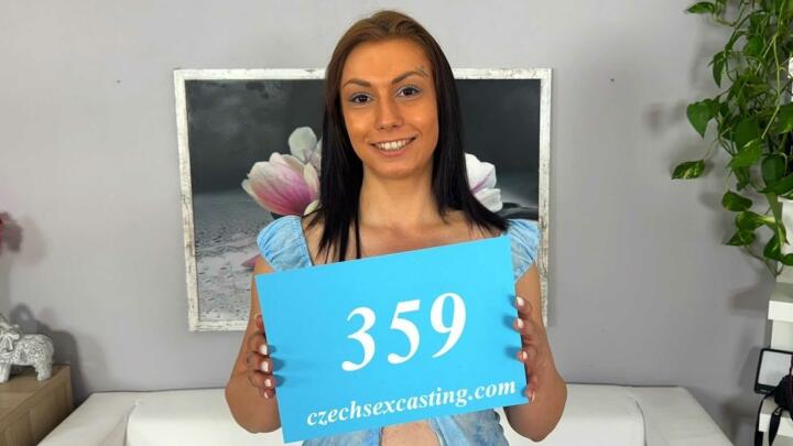 CzechSexCasting E359 - La Timea and Mr. XY - Her boyfriend sent her to a porn casting