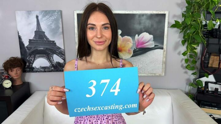 CzechSexCasting E374 - Emma Evans and Stanley Johnson - Beautiful and shy Emma Evas has no experience