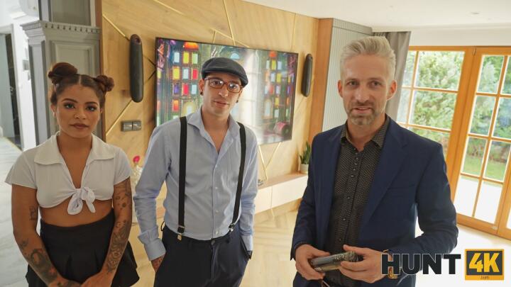 Hunt4K - Michy Perez and Ricky Rascal - Instead of Apartment, They Wanted to See My Cock