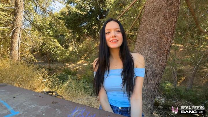 Bang! RealTeens - Odessa and Alex Jett - Perky Titted Odessa Gets Fucked In The Woods