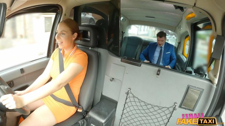 FemaleFakeTaxi - Antonia Sainz and Denis Marti - Suited, Booted, Cums in her Mouth