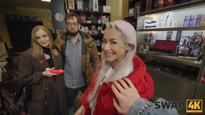 Swap4K - Veronica Leal,  Fibi Euro and Charlie Dean - He Got Swap Wives and Hardcore but Lost His Balls