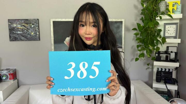 CzechSexCasting E385 - Sakura and Ricky Rascal - Cute lollipop from Singapore wants hard cock