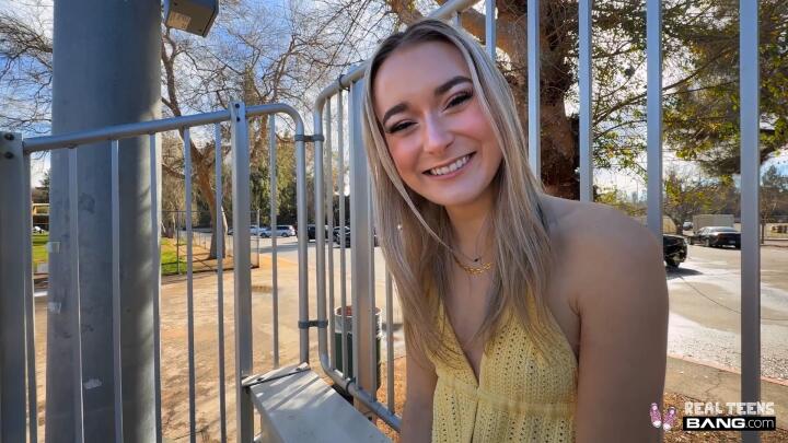 Bang! RealTeens - Thea Summers and Alex Jett - Kinky Blonde Thea Summers Fucks In Public and Gets A Creampie