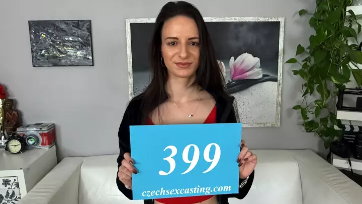 CzechSexCasting E399 - Dragon Fruit and Mr. XY - Sexy brunette has no inhibitions