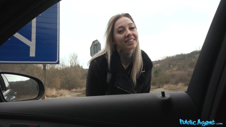 PublicAgent - Hailey Queen and Martin Gun - Hitchhiked to Orgasm