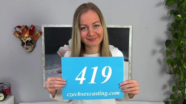 CzechSexCasting E419 - April Hugs and Brian Ragnastone - Hot blonde has cute tits