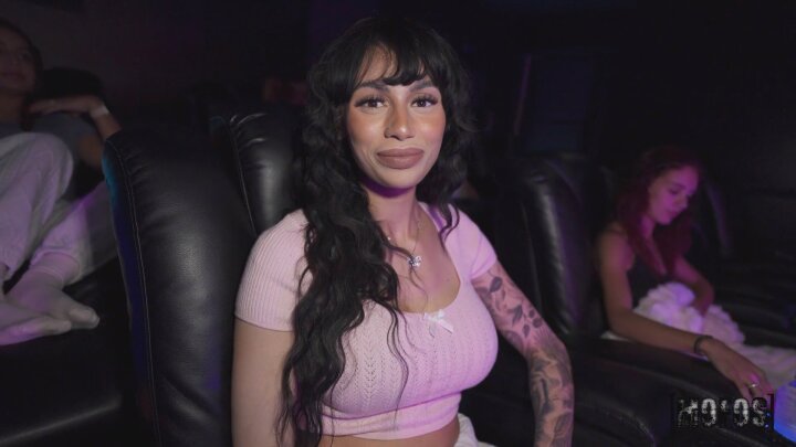 LetsPostIt - Ariana Starr and Mike Ox - Pass The Popcorn And Cock