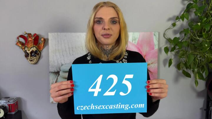CzechSexCasting E425 - Lexistar 60 and Steve Q - Sexy blonde with number 425 gets fucked hard