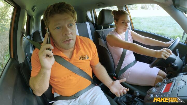 FakeDrivingSchool - Antonia Sainz and Milan - Calm Down and Fuck Me