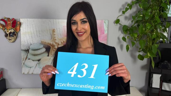 CzechSexCasting E431 - Andrea Lux and Steve Q - Hot diva from Spain enjoys hard cock