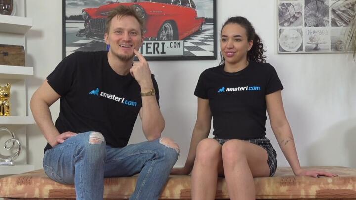 AmateriPremium E104 - Bonney and Stanley Johnson - Ukrainian brunette has a wet pussy