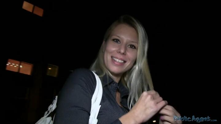 Public Agent - Adrien - Money Makes Pretty Blonde Fuck And Suck Stranger's Cock - E140