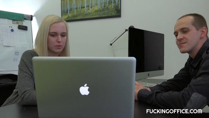 FuckingOffice E33 - Debora - Sexy Czech blonde wants a weekendjob