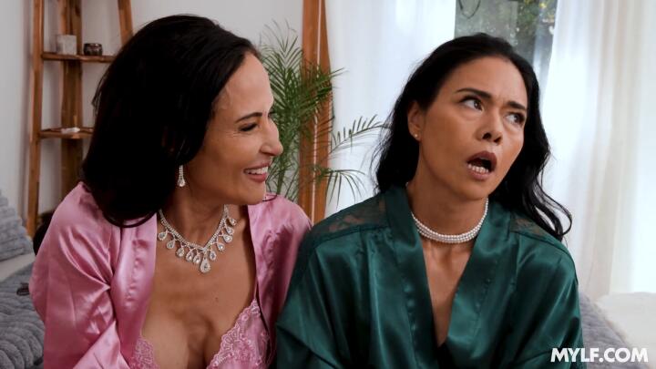 MYLFSingles - Izi Blu and Dana Vespoli - Izi’s Fantasy: I Caught My Best Friend Sucking Cock…