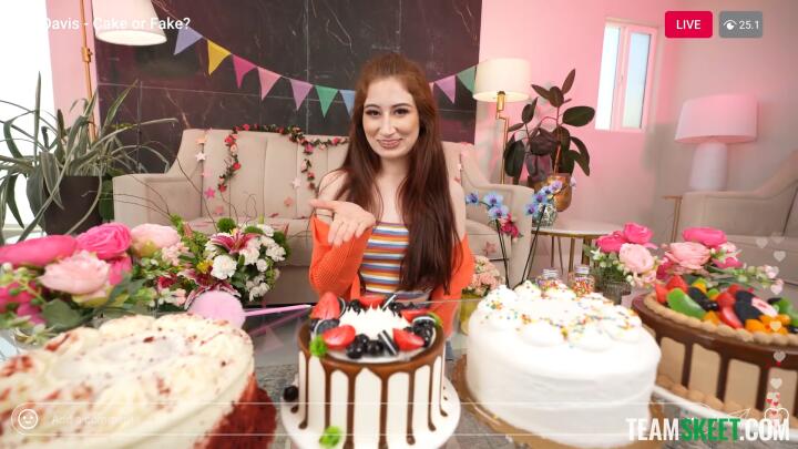 ExxxtraSmall - Ava Davis - Cake or Cock? Extra Small Influencer Takes Viral Challenge Too Far…
