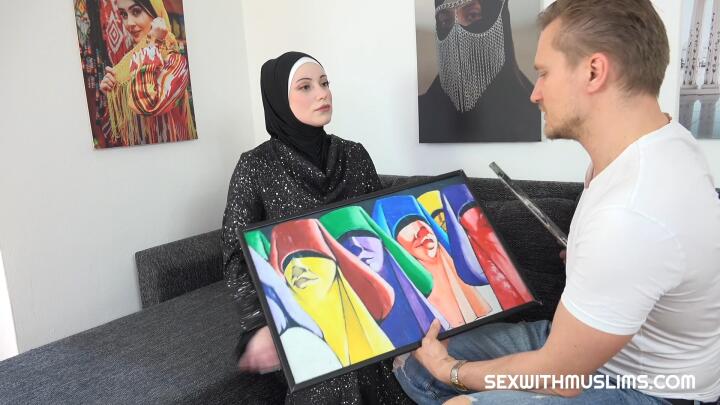 SexWithMuslims E381 - Abby Margarita and Stanley Johnson - Horny businessman fucked a babe in hijab
