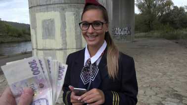 Czech Streets 106 - Stewardess Naomi Bennet