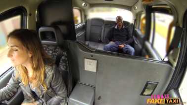 FemaleFakeTaxi - Adreena Winters - Black cock stretches drivers holes